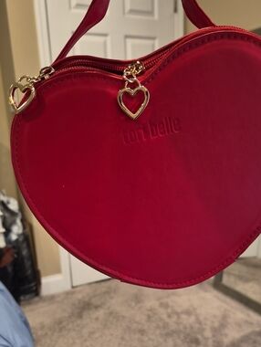 Tori Belle Red Heart Bag